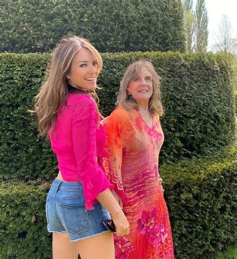 Liz Hurley 55 Poses For Rare Pic With Big Sister Kate 57 In