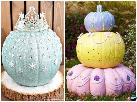 No Carve Halloween Pumpkin Decoration DIY Craft Ideas