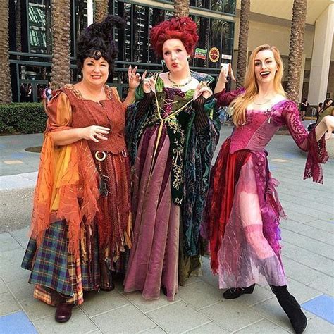 The Sanderson Sisters From Hocus Pocus Halloween Outfits Hocus Pocus Halloween Costumes