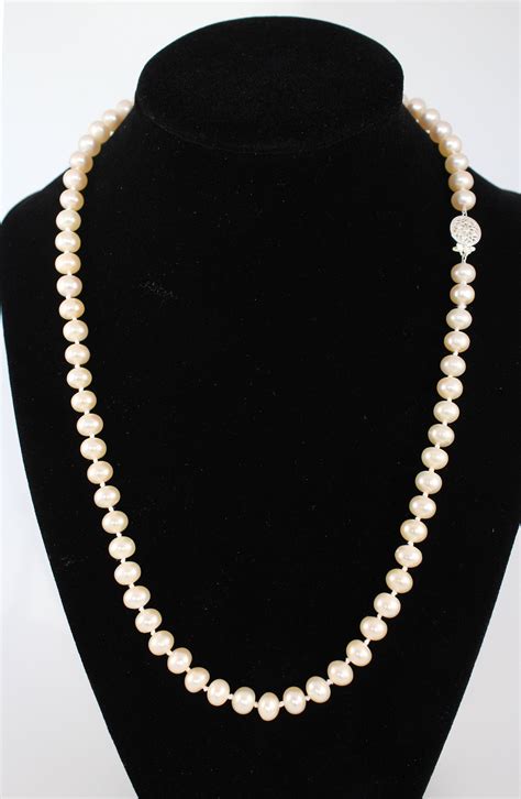 Gorgeous Cream Rounded Freshwater Button Pearls With Sterling Etsy