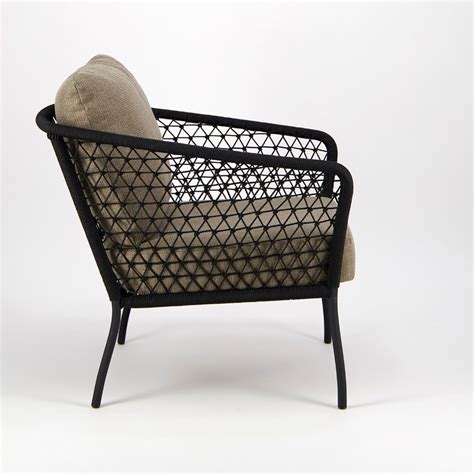 Lola Outdoor Wicker Relaxing Chair Side View In 2021 Relaxing Chair