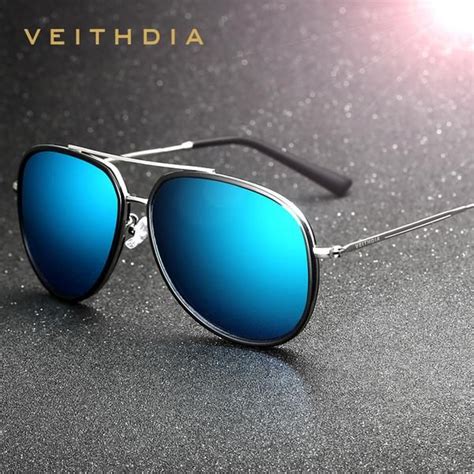 fuzweb veithdia polarized color coating mirror sunglasses male oculos masculino for men women