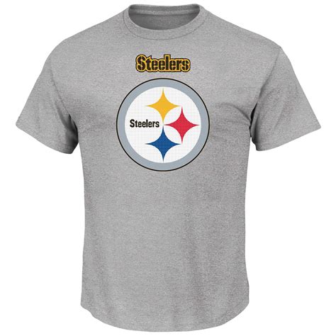 Majestic Pittsburgh Steelers Gray Critical Victory Ii T Shirt