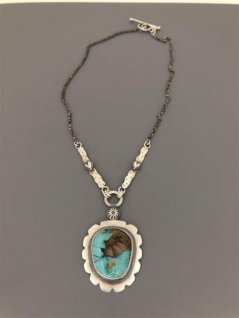 RESERVED FOR D Modern Southwest Turquoise Necklace For Women Etsy