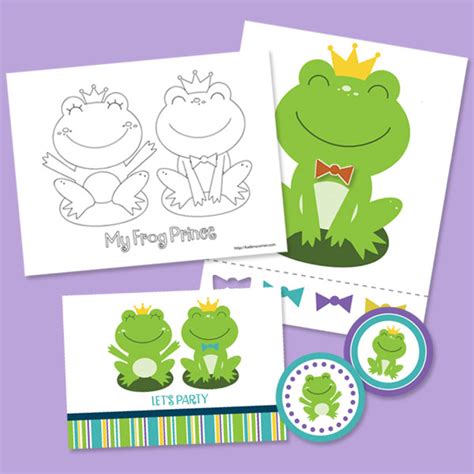 Frog Prince Printable Party Supplies
