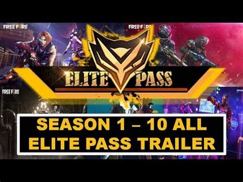 Grab weapons to do others in and supplies to bolster your chances of survival. FREE FIRE ELITE PASS SEASON 1 TO 10 ALL TRAILERS - YouTube