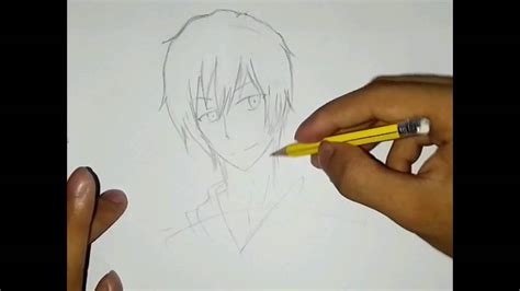 How To Draw Cool Anime Character Step By Step Youtube