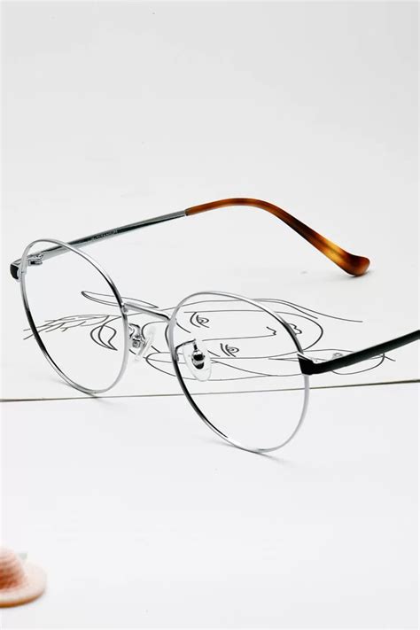 9173 round white eyeglasses frames leoptique