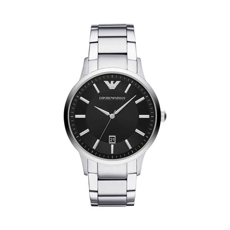 Emporio Armani Gents Emporio Armani Black Watch Watches From Wilcox
