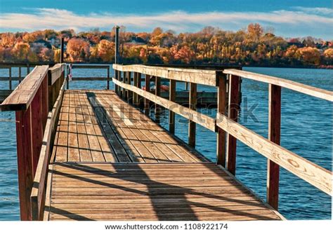 Scenic View Fishing Dock On Staring Stock Photo Edit Now 1108922174