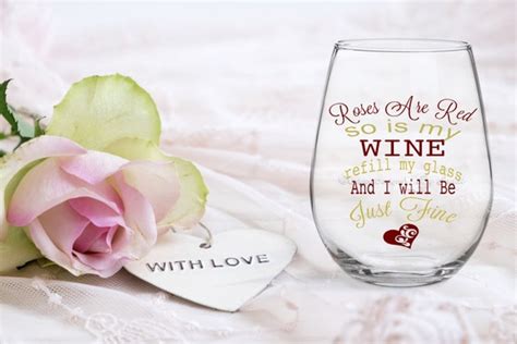 Valentine S Wine Glass All You Need Is Love And