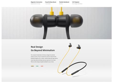 Realme Buds Wireless Tws Bt Unwired Magnetic Connection Flexible