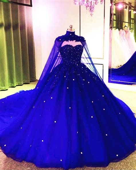 Bulk buy royal blue wedding dresses online from chinese suppliers on dhgate.com. 2021 New Style Vintage Wedding Dress Ball Gown With Cape ...