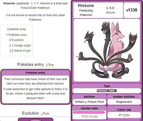 Fake Pokémon — Combination Of A Kitsune And Medusa Just A Random