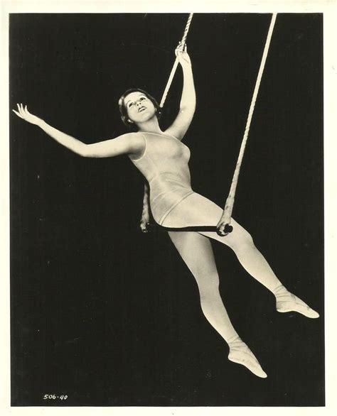 Woman Acrobat In The Ringling Bros Circus Original Vintage Photo