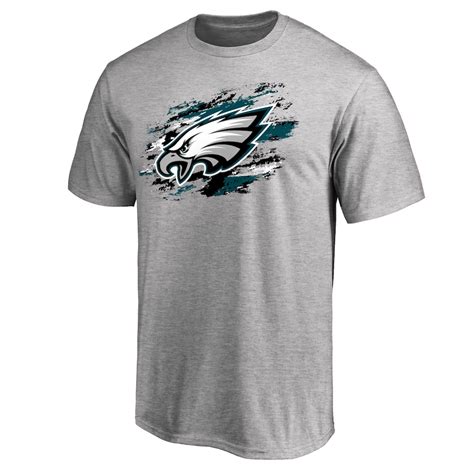 Mens Nfl Pro Line Heathered Gray Philadelphia Eagles True Color T Shirt