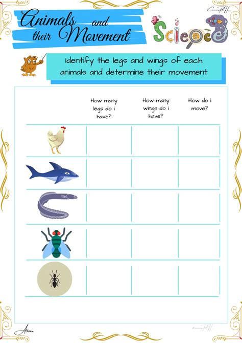 Worksheets Class 1 Animals Worksheets For Class 1 Animal Grade 1