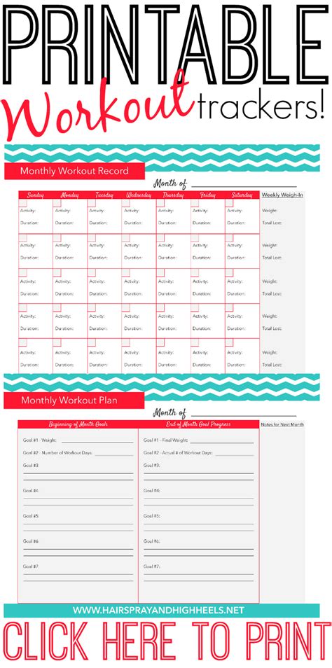 9 Best Images Of Printable Workout Schedule Workout Journal Printable