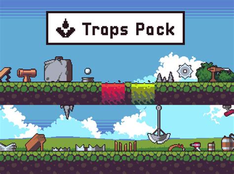 Pixel Art Animated Traps By 2d Game Assets On Dribbble