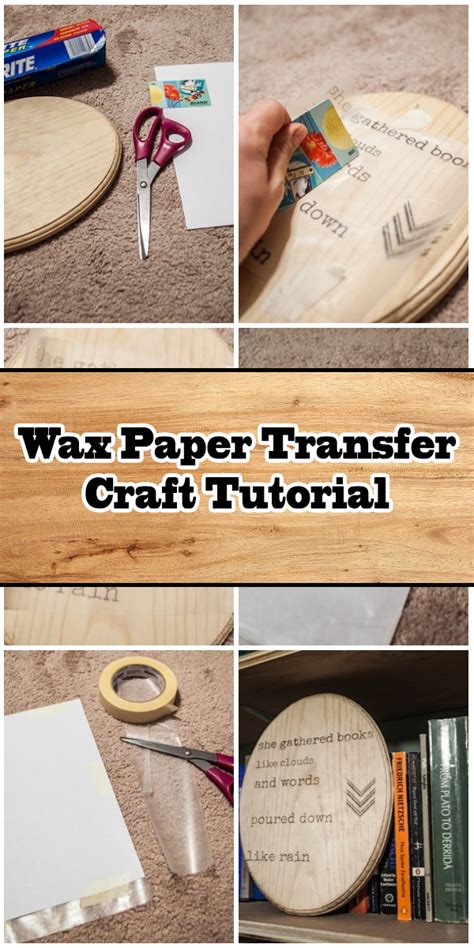 Wax Paper Transfer Craft Craft Fiesta