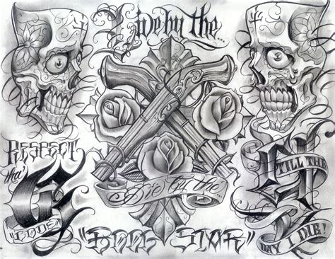 Gangsta gangster pitbull tattoo designs. Pin on idée Tatoo