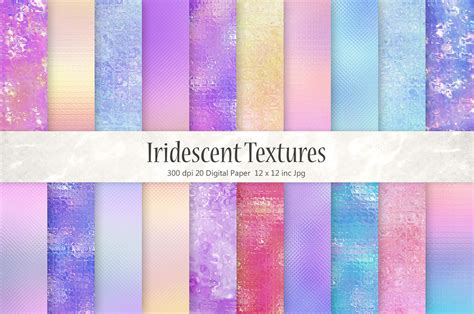 Iridescent Foil Backgrounds - Design Cuts