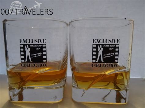 007 Travelers 007 Item Exclusive Collection James Bond 007 Six Whisky Glasses