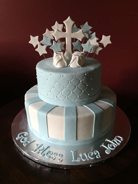 Sleeping baby baptismal cake (royal. Christening Cake | Cross Cakes in 2019 | Celebration cakes ...