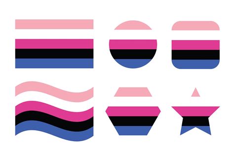 Gender Fluid Pride Flag Sexual Identity Pride Flag 2897512 Vector Art