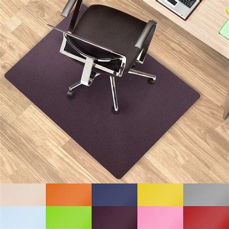 Colour Office Desk Chair Mat Hard Floor Protection Carpet Cover Non