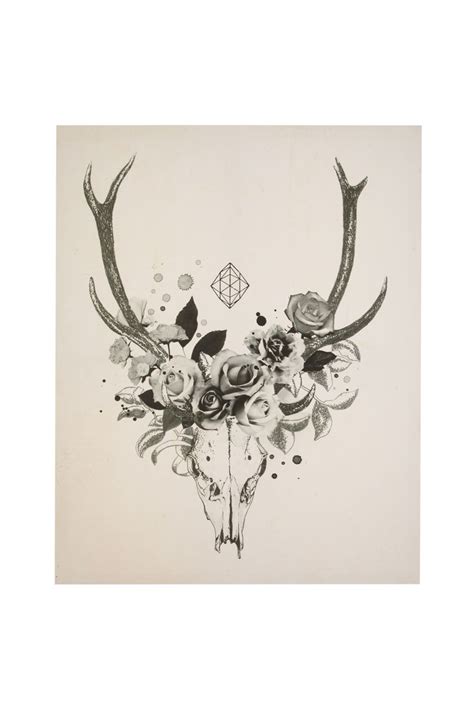 All rights to the published drawing images, silhouettes, cliparts, pictures and other materials on getdrawings.com belong to their respective owners (authors), and the website. Antlers/flowers | Deer skull tattoos, Antler tattoos ...