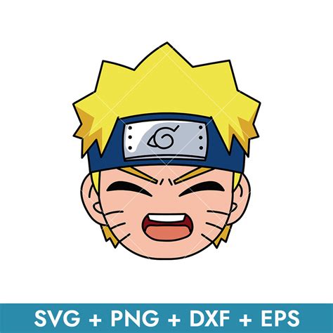 Naruto Chibi Svg Naruto Svg Anime Svg Png Dxf Eps Instant Download
