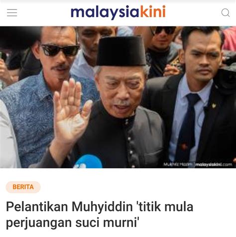 Perdana menteri tan sri muhyiddin yassin, ketua pengarah kesihatan tan sri dr noor hisham abdullah bakal ketuai rakyat untuk terima vaksin. UNIT KOKURIKULUM: # Perdana Menteri Malaysia Ke-8: YAB ...