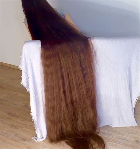 Video Super Long Hair Sliding Realrapunzels