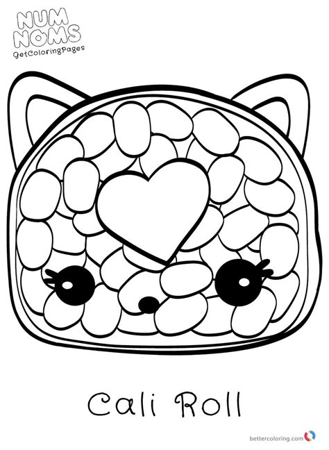 Num Noms Coloring Pages Free Printable Coloring Pages