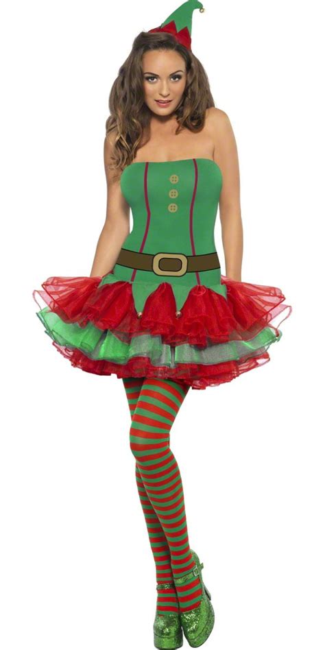 Costume Elfe Noelcostume Lutin Noel Femme Pas Cher
