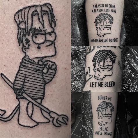 Lil Peep Love Tattoo Stencil Best Tattoo Ideas