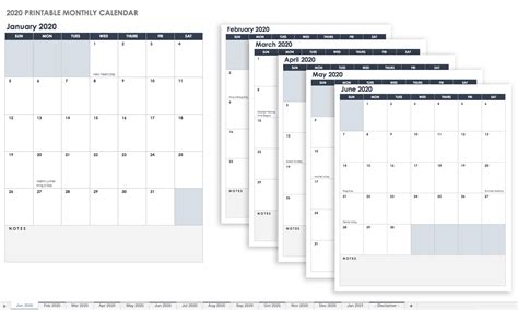 Exceptional Month At A Glance Blank Calendar Printable Blank Calendar