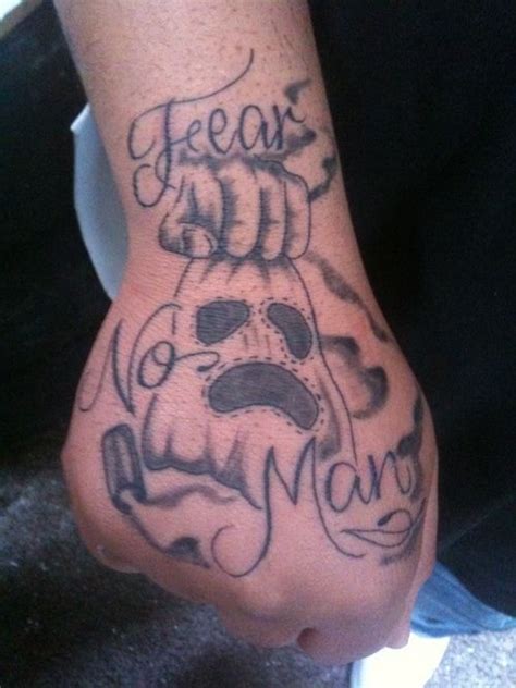 43 wonderful quote wrist tattoos. Fear No One Tattoo Fear no man | Fear no man, Tattoos