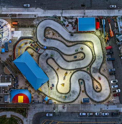 Coney Island Go Kart Race Track Brooklyn New York Go Kart Tracks