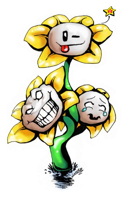 Undertale The Many Faces Of Flowey By Lyoth737 On Deviantart
