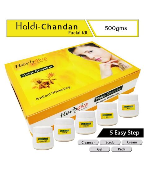 Herbdiva Haldi Chandan Facial Kit 500 G Buy Herbdiva Haldi Chandan