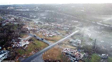 Aerial Photos Show Destruction From Deadly Alabama Tornado That Ripped