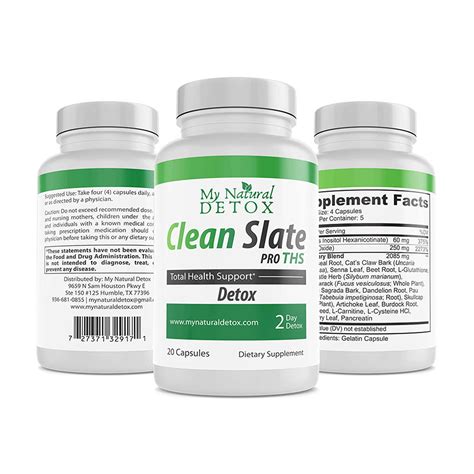Clean Slate Detox In Houston Texas Clean Slate Detox Gnc