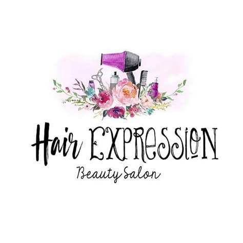 Hair Salon Logo, Beauty Salon Logo, Watercolor Beauty Logo | Beauty salon logo, Beauty salon ...