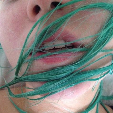 Mermaid Aesthetic Bad Girl Aesthetic Aesthetic Photo Teal Hair Green Hair Hair Inspo Hair