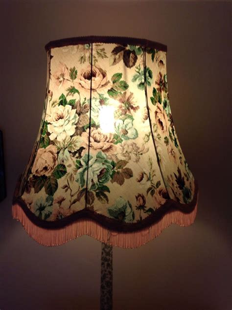 Antique Retro Vintage Shabby Chic Chintz Floral Standard Lamp Shade