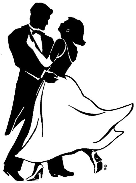 Luxus Tanzendes Paar Schwarz Weiß