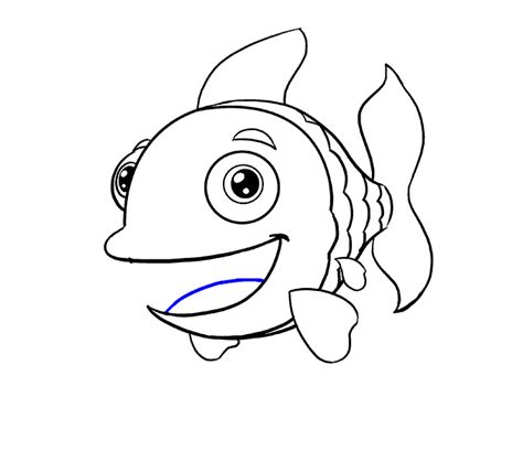 Scary Fish Drawing at GetDrawings | Free download