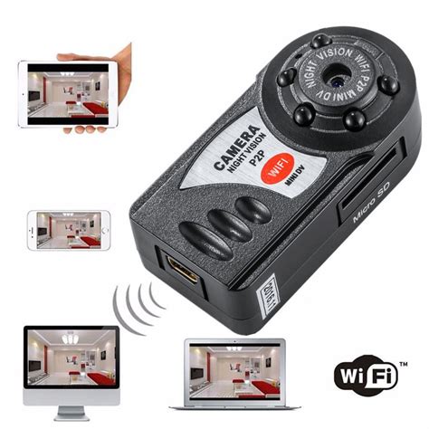 mini q7 camera 720p wifi dv dvr wireless ip cam new video camcorder